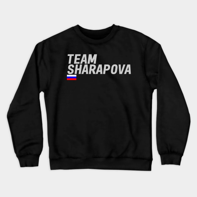 Team Sharapova Crewneck Sweatshirt by mapreduce